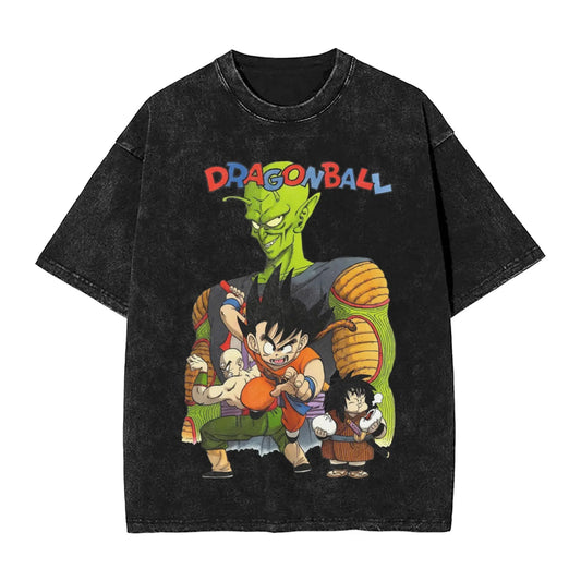 Retro Manga Adventure Oversized Vintage Streetwear Graphic T-Shirt
