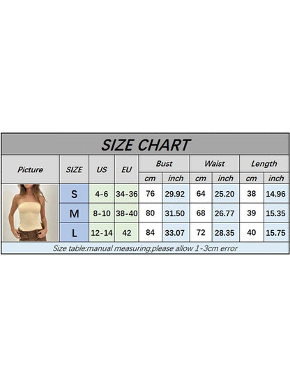 Minimalist Strapless Tube Crop Top with Slim Fit Contemporary Streetwear Style