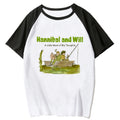 Storybook Duo Anime Raglan Oversized Casual Cotton Streetwear T-Shirt