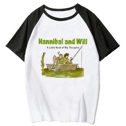 Storybook Duo Anime Raglan Oversized Casual Cotton Streetwear T-Shirt