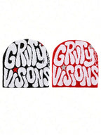 Bold Typography Acrylic Knit Beanie for Contemporary Streetwear Winter Casual Everyday Fashion Style