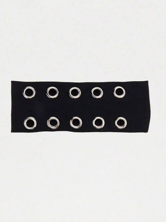 Punk Elastic Headband Set Gothic Grunge Alternative Fashion Accessories
