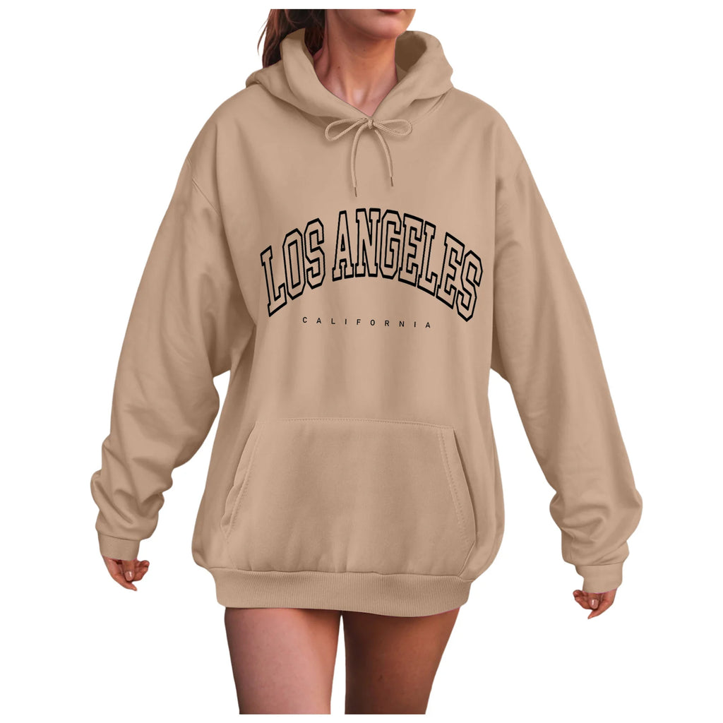 Oversized Collegiate Graphic Hoodie with Relaxed Fit for Everyday Streetwear