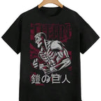 Dark Anime Warrior Oversized Alternative Manga Streetwear T-Shirt