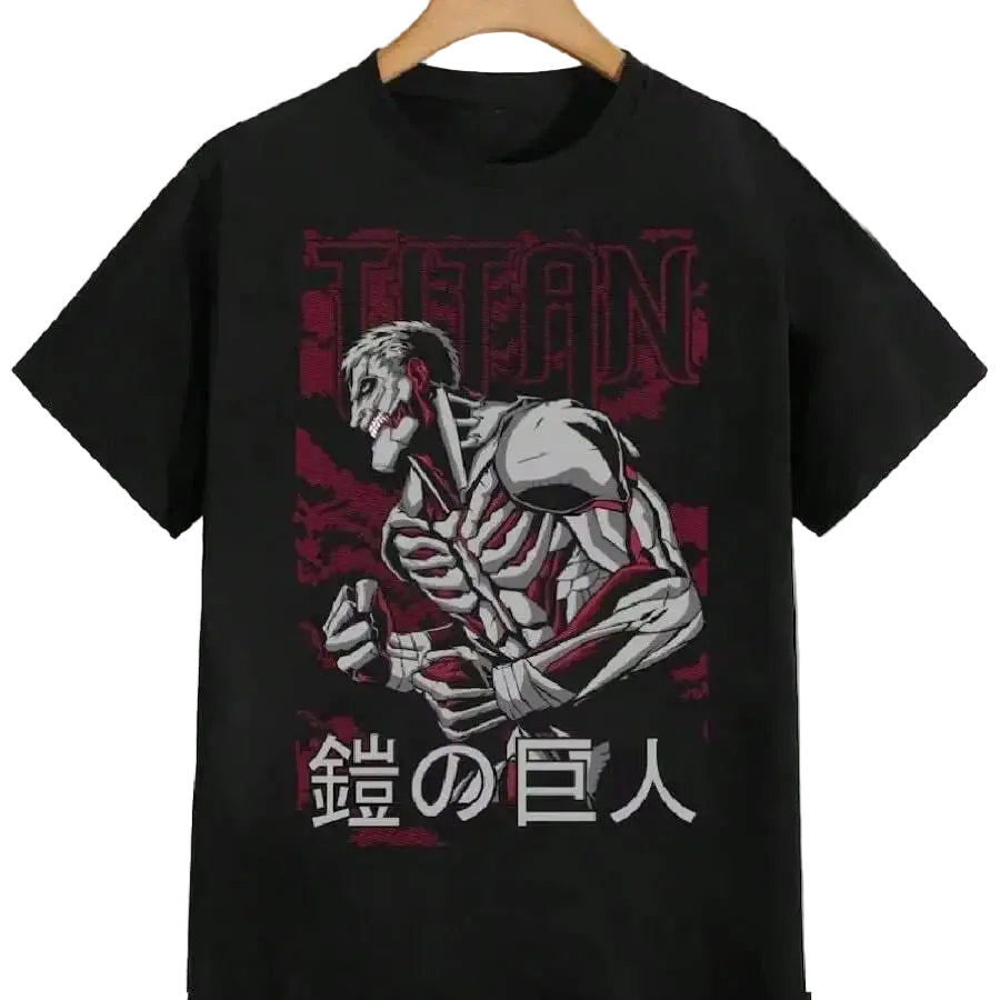 Dark Anime Warrior Oversized Alternative Manga Streetwear T-Shirt