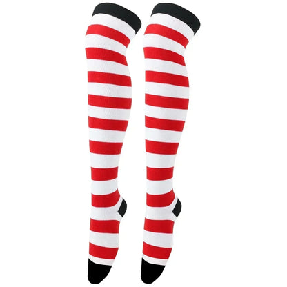 Polka Dot Over-the-Knee Socks with Soft Jacquard Knit for Casual Y2K Fashion