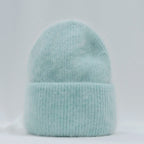 Soft Rabbit Fur Knit Beanie for Everyday Casual Outdoor Winter Fashion and Comfort Style