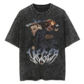 Dark Manga Graphic Oversized Streetwear Casual Cotton T-Shirt