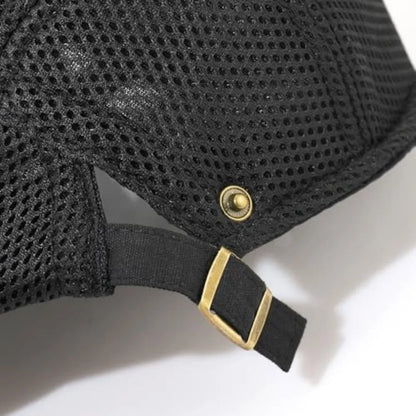 Breathable Mesh Ivy Flat Cap Adjustable Cotton Casual Vintage Driving Streetwear Hat