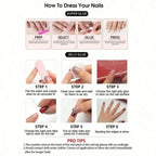 Celestial Snowflake Press On Nails with Gothic Alternative Fashion Details