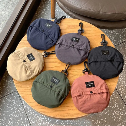 Unisex Waterproof Bucket Hat with Adjustable Chin Cord for Outdoor Travel and Hiking