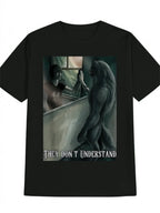 Dark Gothic Anime-Inspired Streetwear Tee with Cinematic Manga Artwork