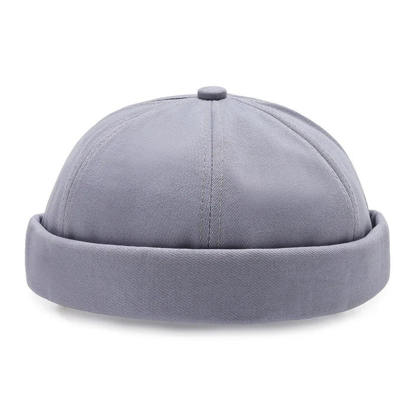 Minimalist Brimless Cotton Docker Beanie for Contemporary Streetwear Casual Everyday Fashion Style
