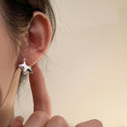 Celestial Star Hoop Earrings for Y2K Fairy Grunge and Alternative Fashion