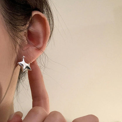 Celestial Star Hoop Earrings for Y2K Fairy Grunge and Alternative Fashion
