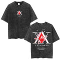 Dark Anime Goth Emblem Oversized Vintage Japanese Streetwear T-Shirt