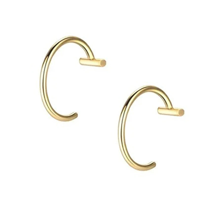 Punk Clip On Lip and Nose Ring Set for Alternative Looks