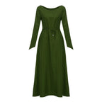 Vintage Inspired Gothic Princess Maxi Dress with Elegant Alternative Silhouette