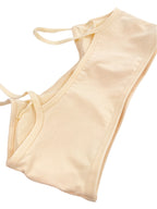 5-Piece Girls’ Cotton Training Bra Set with Chest Pads and Adjustable Shoulder Straps