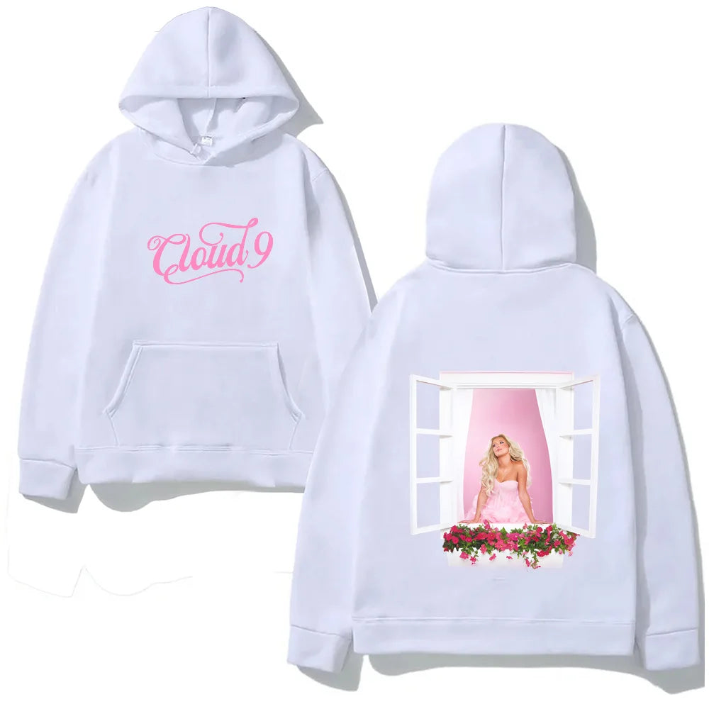 Fleece Lined Graphic Hoodie with Oversized Streetwear Fit and Back Artwork