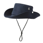 Wide Brim Outdoor Bucket Hat with Adjustable Chin Cord for Hiking and Everyday Adventures