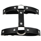 Punk Harness Thigh Garter Belt Alternative Gothic Statement Leg Accessory