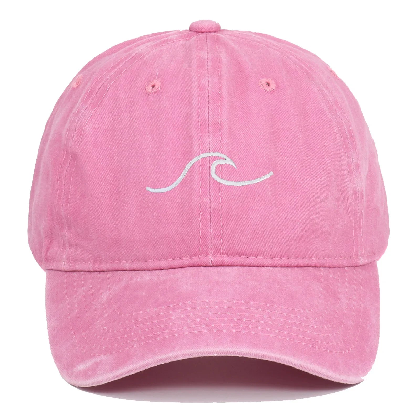 Unisex Washed Baseball Cap with Minimal Embroidered Detail for Casual Everyday Streetwear Style