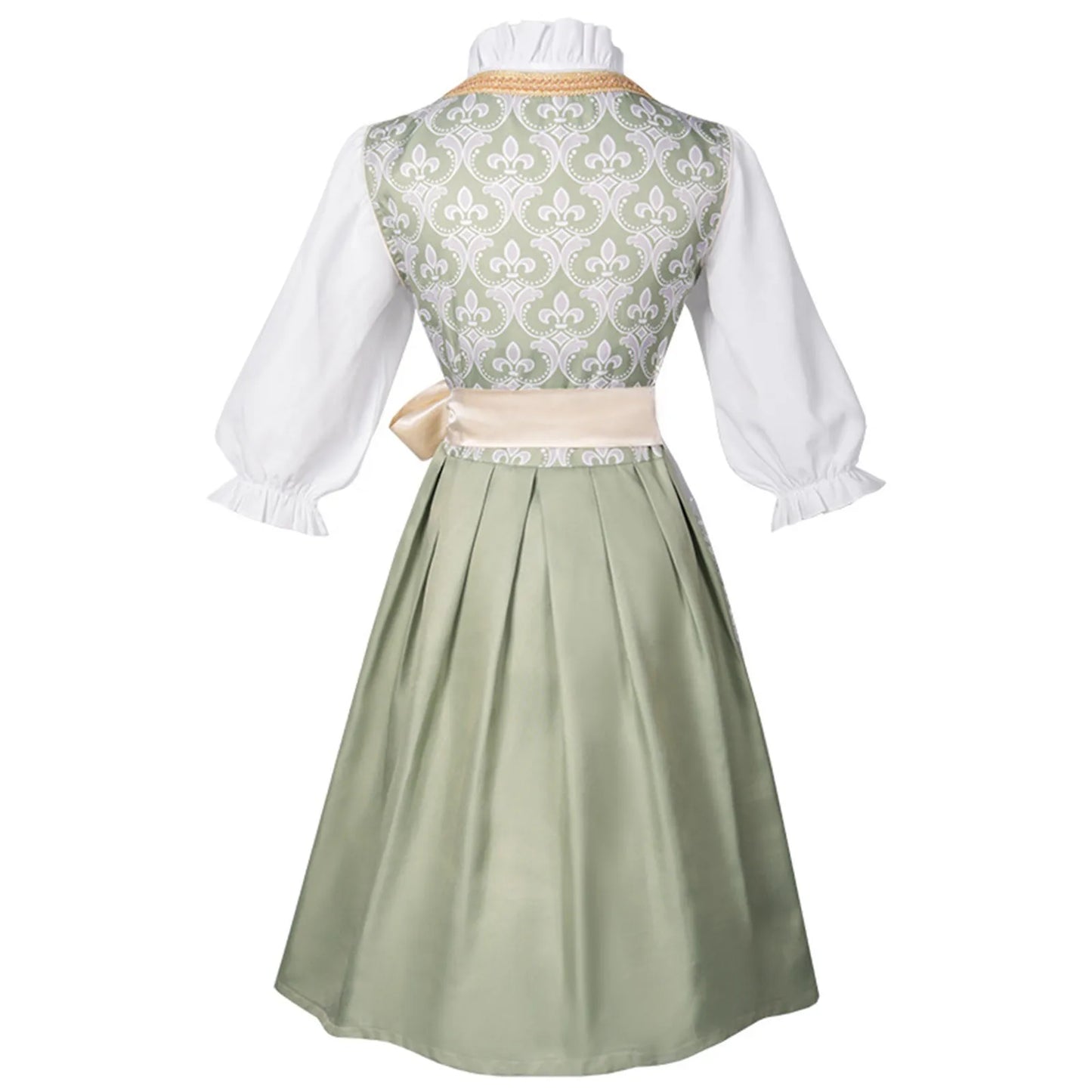 Vintage Floral Cottage Style Midi Dress with Soft Alternative Fashion Aesthetic