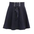 Plaid Tiered Ruffle Mini Skirt Lace Trim Gothic Inspired Alternative Bottom