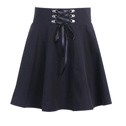 Plaid Tiered Ruffle Mini Skirt Lace Trim Gothic Inspired Alternative Bottom