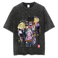 Vintage Anime Goth Character Streetwear Tee with Retro Manga Artwork