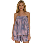 Women's Floral Print Cami and Shorts Co-Ord Set Relaxed Summer Outfit