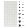 Reusable Faux Piercing Stud Sticker Set for Punk Alternative Styling