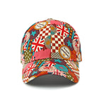 Graffiti Print Dad Cap Adjustable Curved Brim Casual Streetwear Baseball Hat
