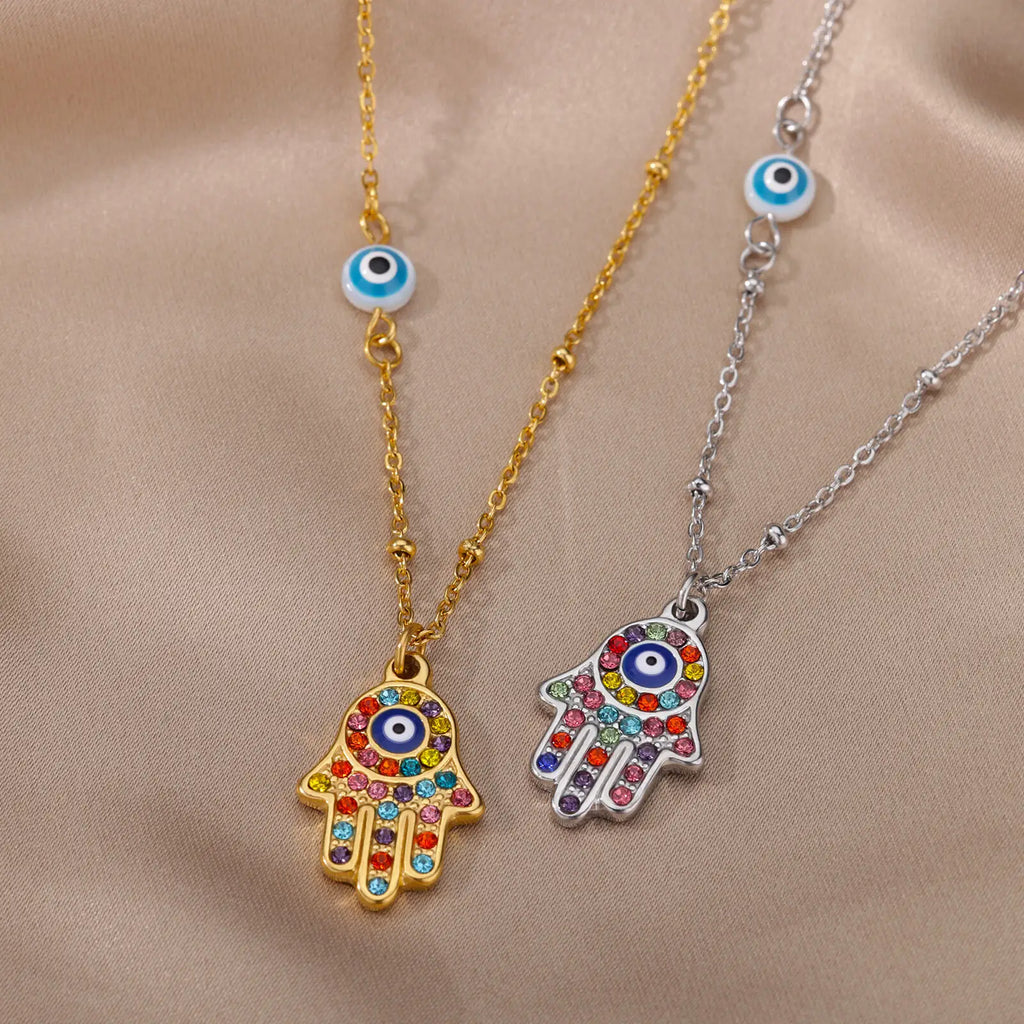 Protective Symbol Pendant Necklace for Bohemian Gothic and Alternative Fashion