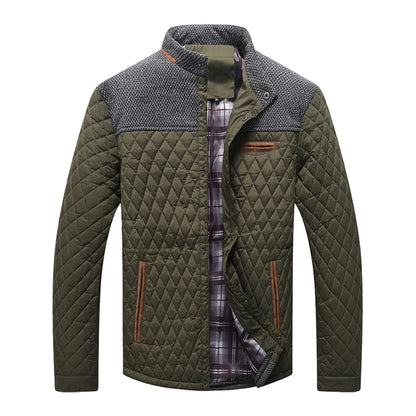 Quilted Lightweight Winter Bomber Jacket with Modern Casual Everyday Styling