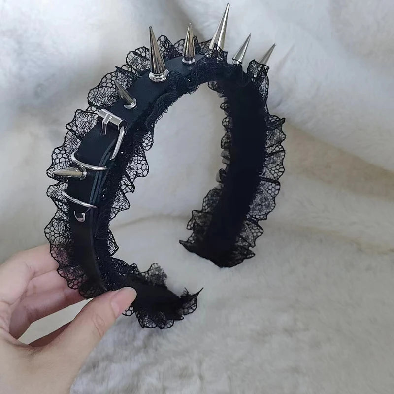 Spike Headband Gothic Punk Statement Alternative Fashion Hair Accessory