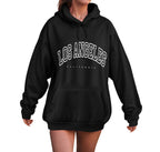 Oversized Collegiate Graphic Hoodie with Relaxed Fit for Everyday Streetwear