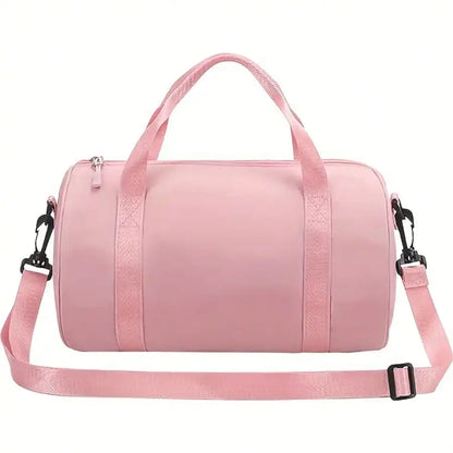 Mini Barrel Duffle Bag with Adjustable Strap Lightweight Travel Carry Design
