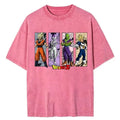 Retro Anime-Inspired Manga Warrior Streetwear Oversized Cotton Graphic T-Shirt