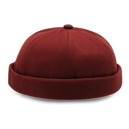 Minimalist Brimless Cotton Docker Beanie for Contemporary Streetwear Casual Everyday Fashion Style