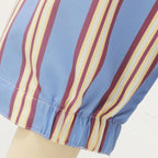Women's Relaxed Striped Harem Pants with Elastic Waist and Casual Streetwear Fit