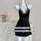 Elegant White Satin-Finish Slip Dress with Sheer Lace Bodice and Gathered Detail