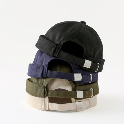 Minimalist Brimless Cotton Docker Beanie for Contemporary Streetwear Casual Everyday Fashion Style