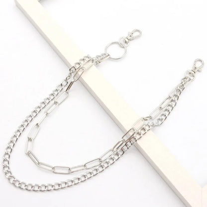 Double Layer Ring Chain for Punk, Grunge and Alternative Streetwear