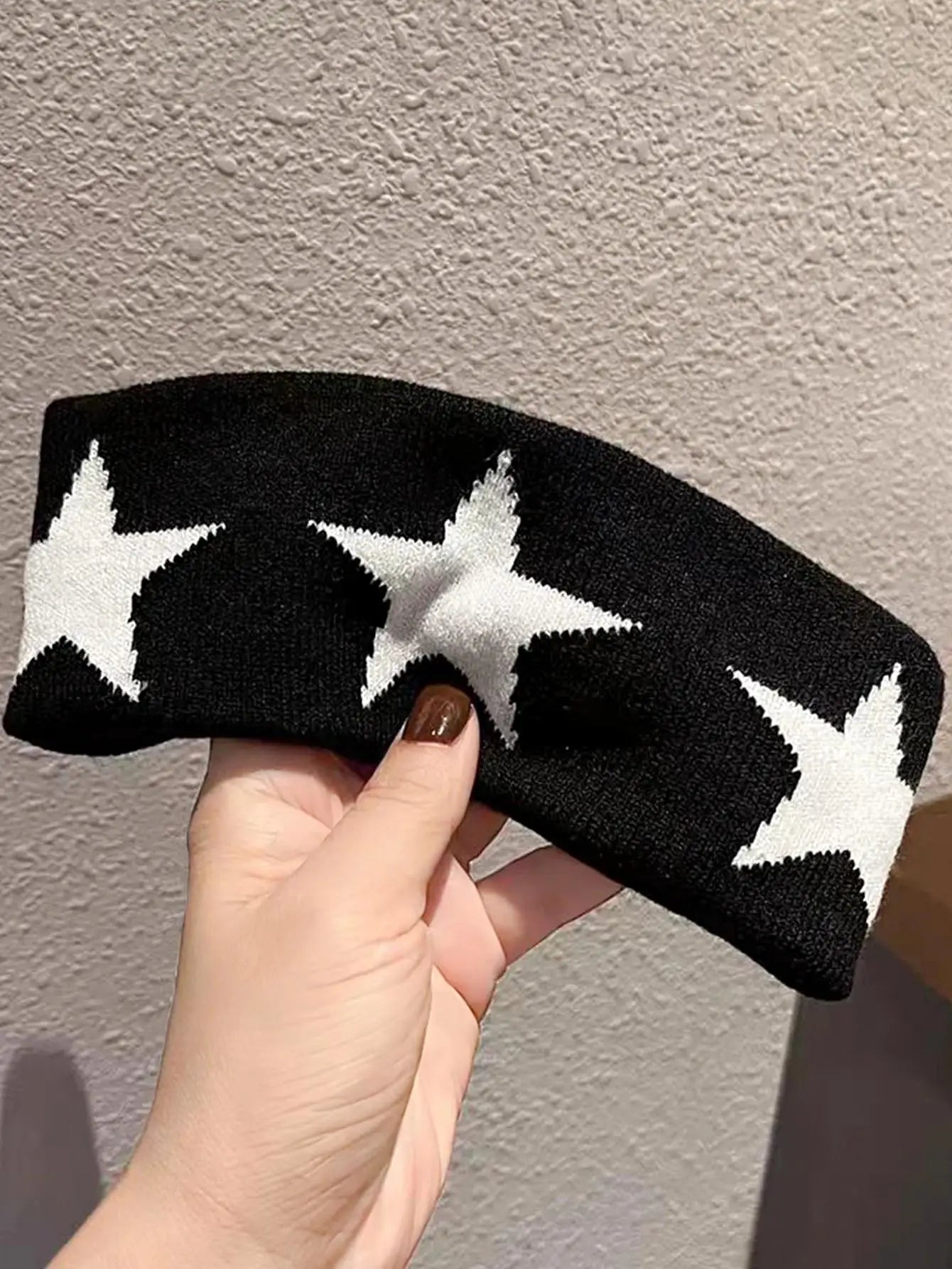 Star Pattern Headband Y2K Grunge Alternative Everyday Hair Accessory