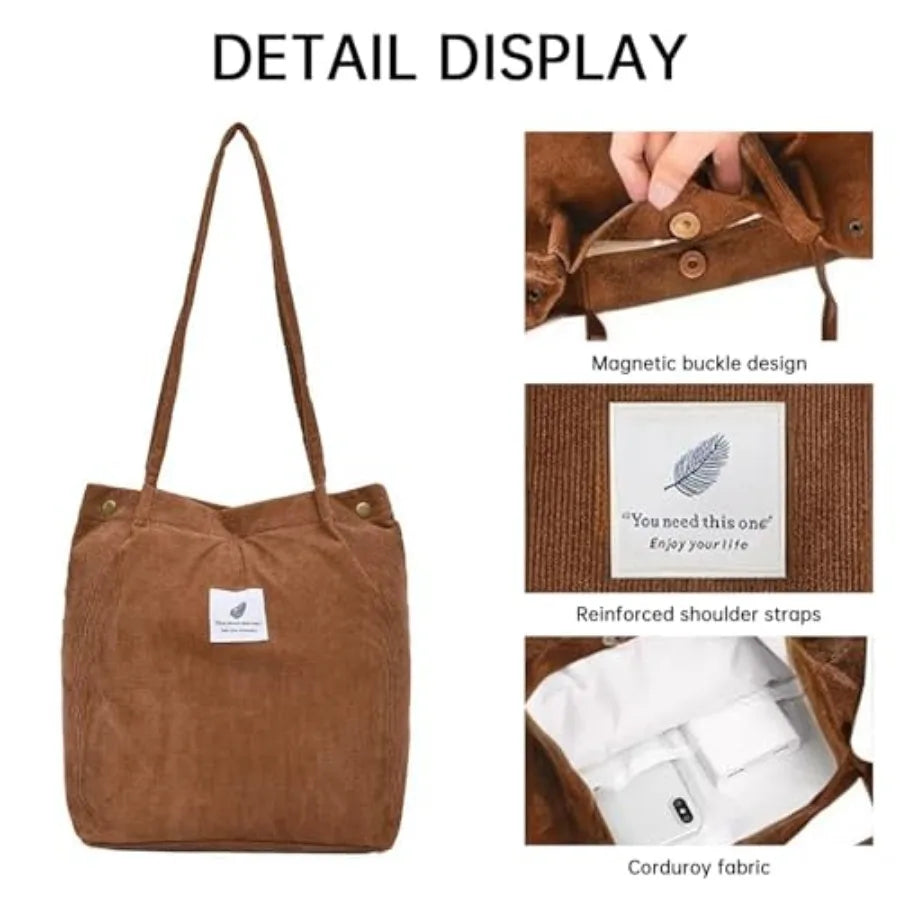 Minimal Textured Tote Shoulder Bag with Relaxed Everyday Structure