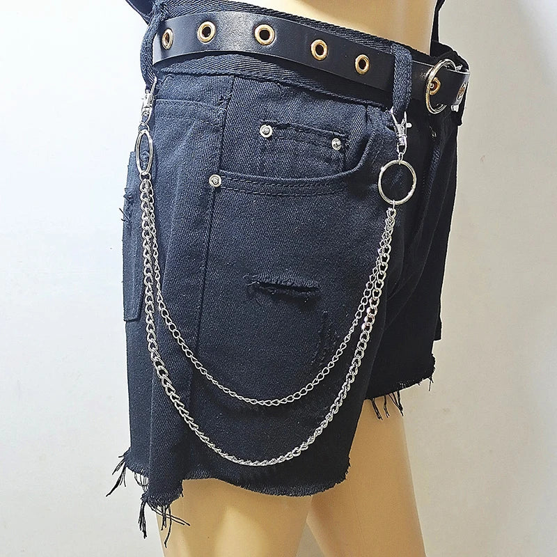 Double Layer Waist Chain for Grunge, Punk and Alternative Streetwear