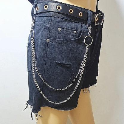 Double Layer Waist Chain for Grunge, Punk and Alternative Streetwear