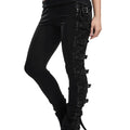 Lace Panel Slim Fit Pants Gothic Inspired Alternative Fashion Bottoms